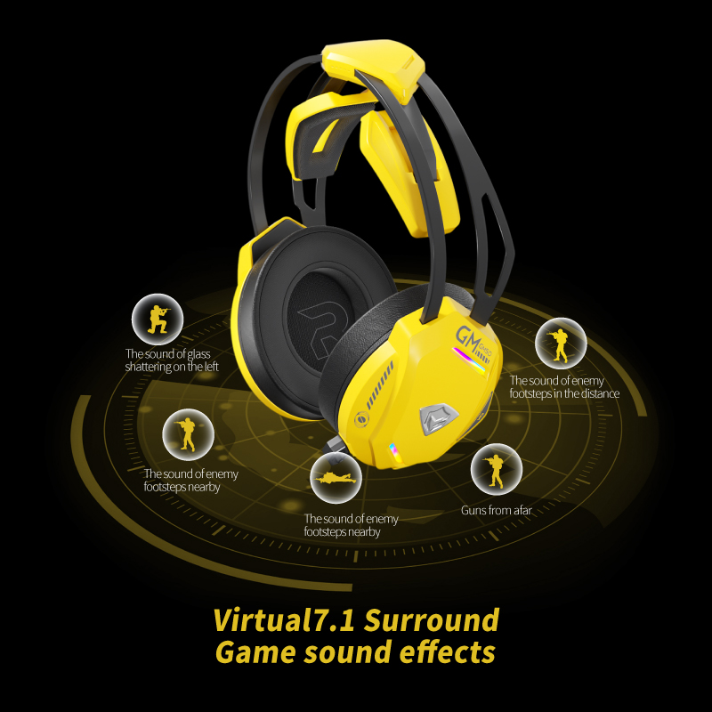 Headset Gaming EPZ GM50 Over-E - Gaming Headset Rgb ulasan dan harga