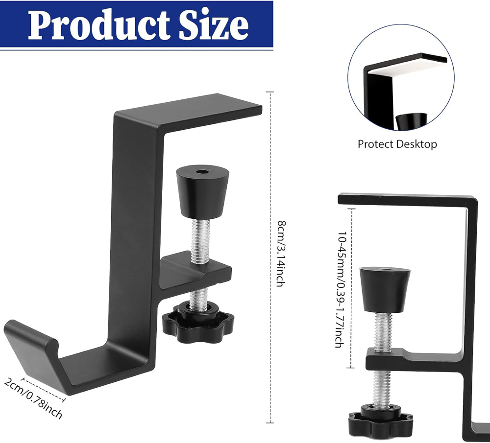 Gantungan Kait Headphone Aloi  - Headphone Stand Desk ulasan dan harga