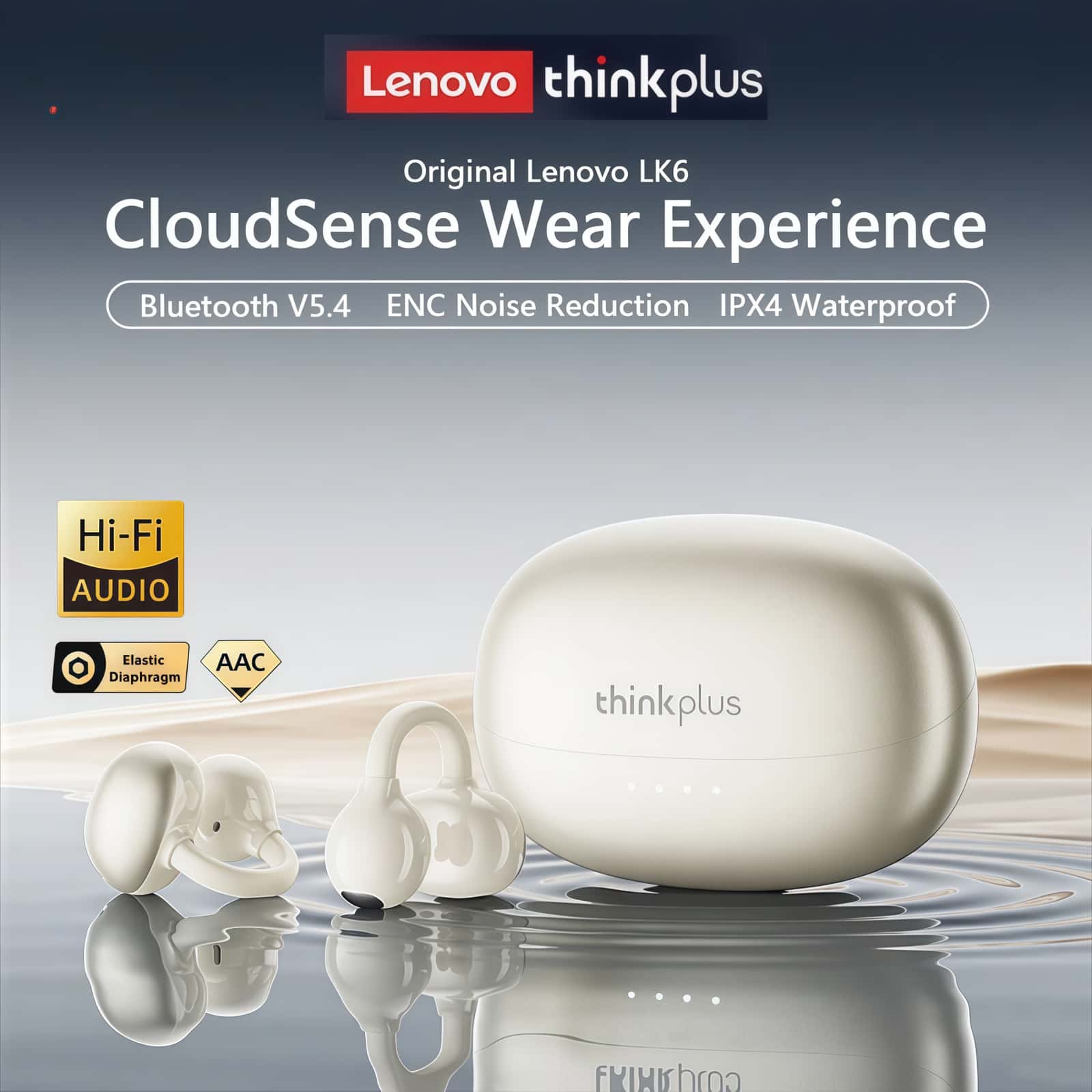 Earphone Olahraga Nirkabel Len - Noise Cancelling Headphone ulasan dan harga