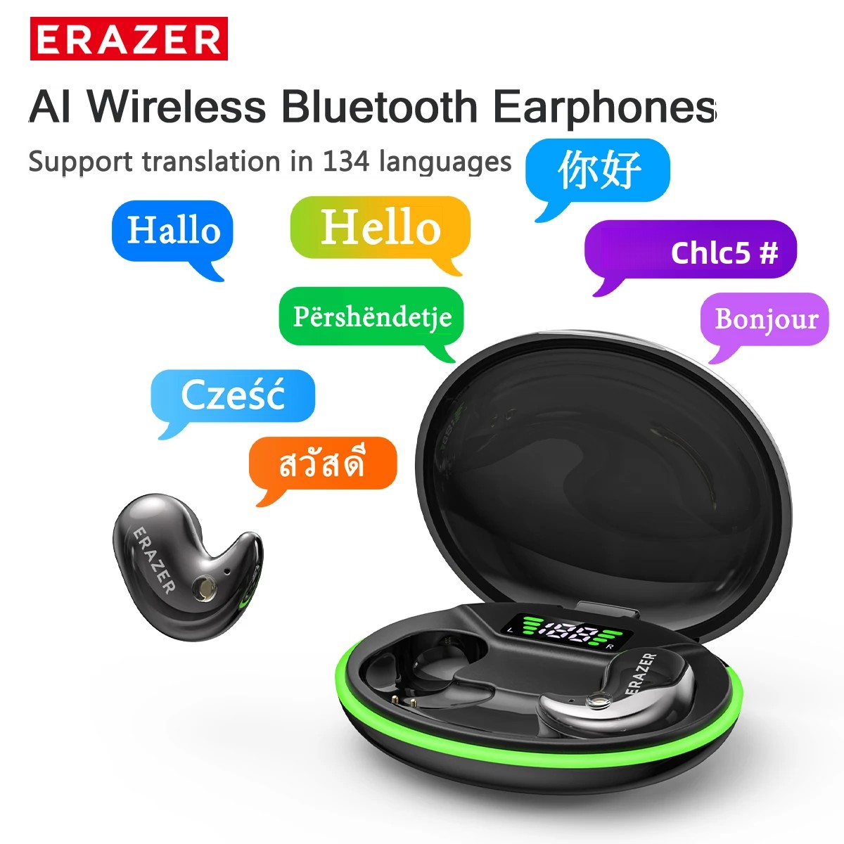 EARZER XF58 Headphone Bluetoot - Wireless Earbuds Tws ulasan dan harga