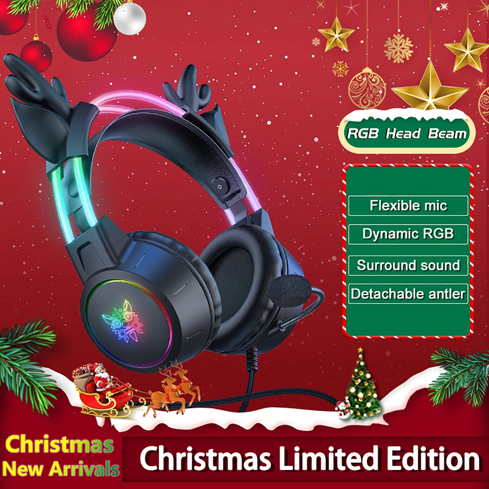 ONIKUMA Headset game dengan pe - Gaming Headset Rgb ulasan dan harga