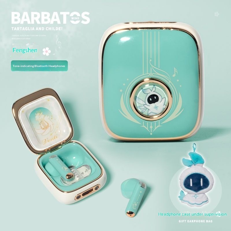 Earphone Genshin Impact Venti  - Wireless Earbuds Tws ulasan dan harga