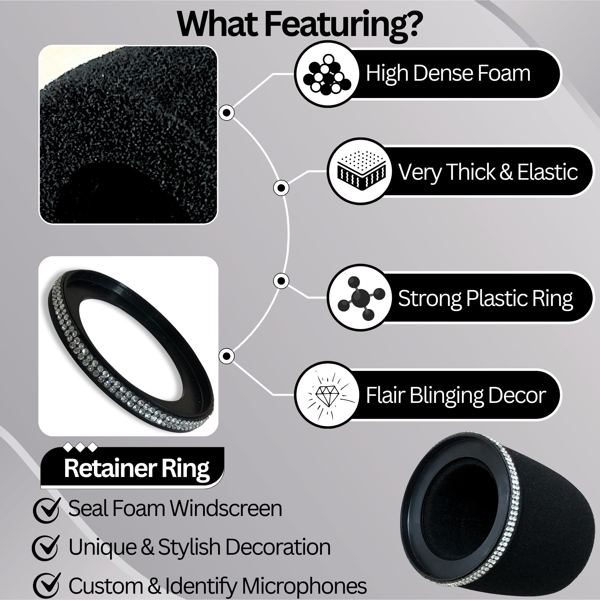 Filter Pop Shining MV7 untuk M - Shure Mic Sm7B ulasan dan harga